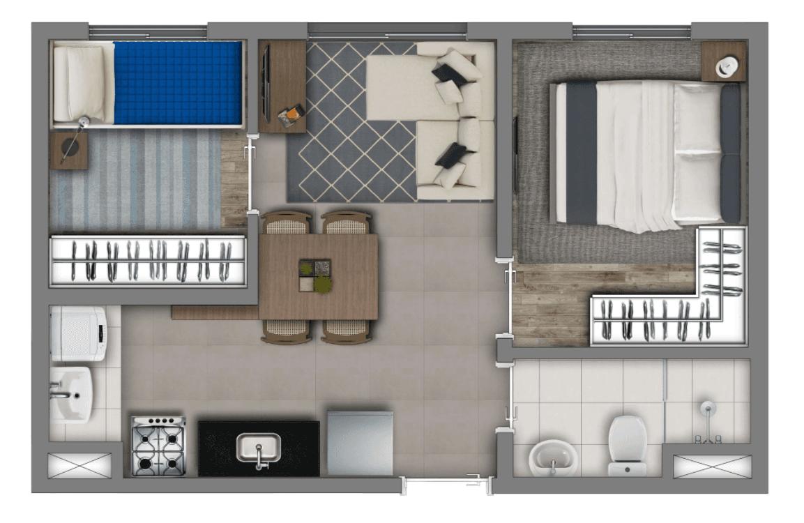Planta 3 — Vivaz Vila Guilherme