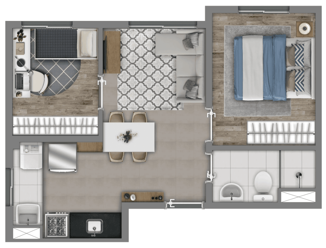Planta 6 — Vivaz Vila Guilherme