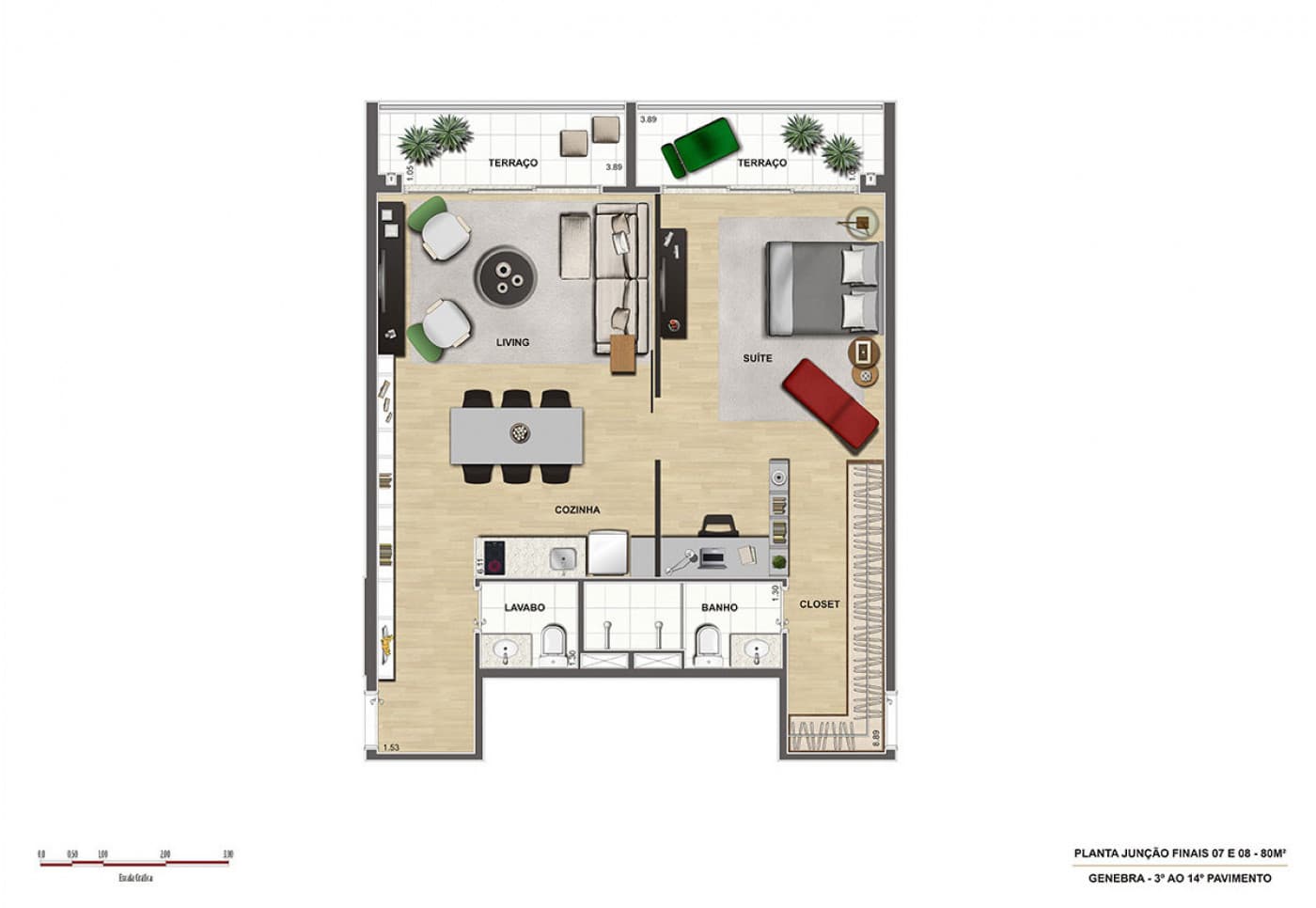 Planta 6 — Setin Downtown Genebra