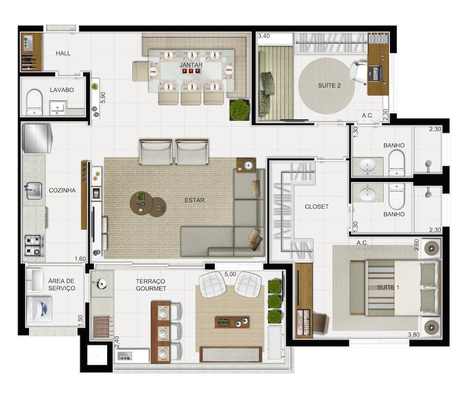 Planta 3 — RG Oscar