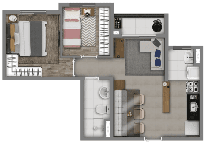 Planta 3 — Vivaz Cantareira