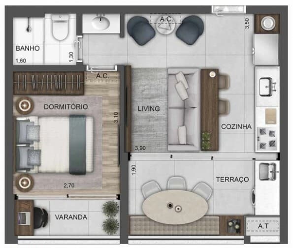 Planta 1 — Upper West Perdizes