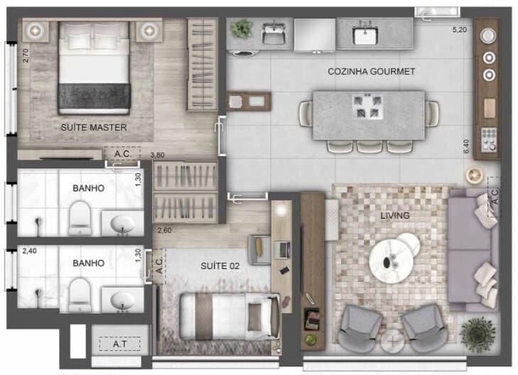 Planta 4 — Upper West Perdizes