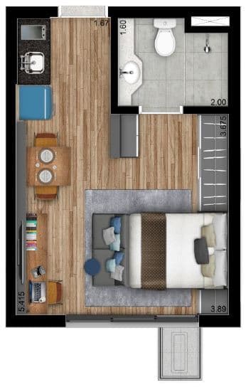 Planta 3 — Lexy Boulevard Vila Clementino - Residencial
