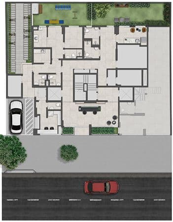 Planta 1 — Boulevard Ibirapuera Agami - Residencial