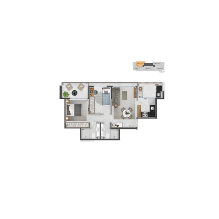 Planta 3 — Diamond Jardins