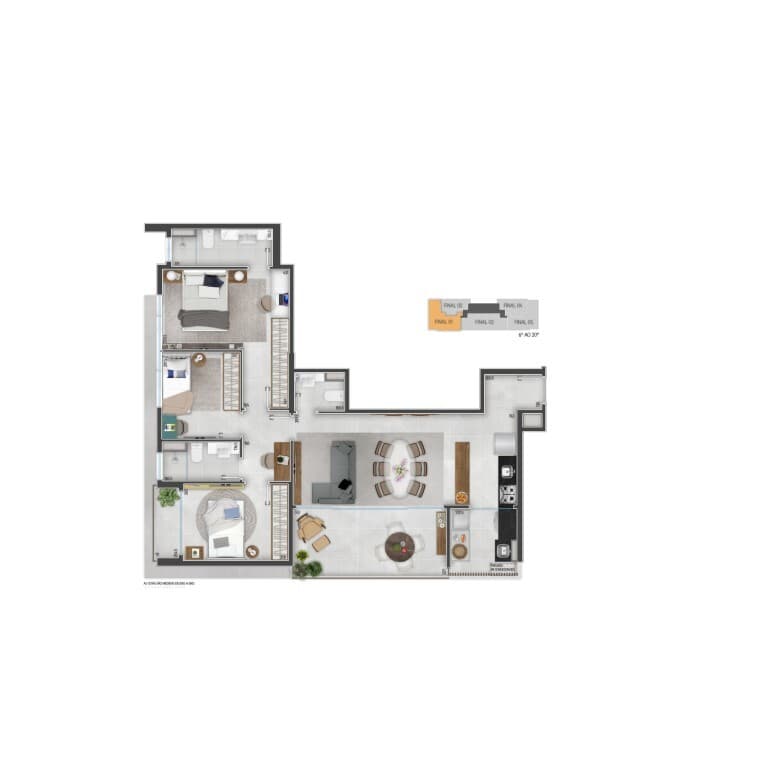 Planta 4 — Diamond Jardins