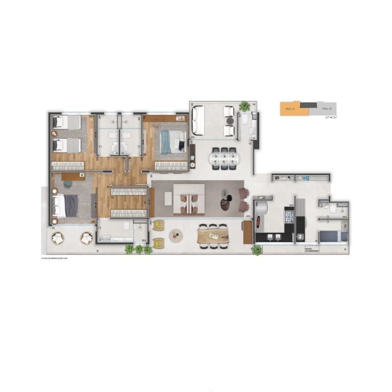 Planta 6 — Diamond Jardins