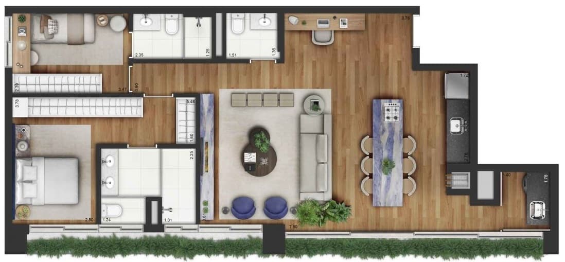 Planta 5 — Invert Campo Belo - Residencial