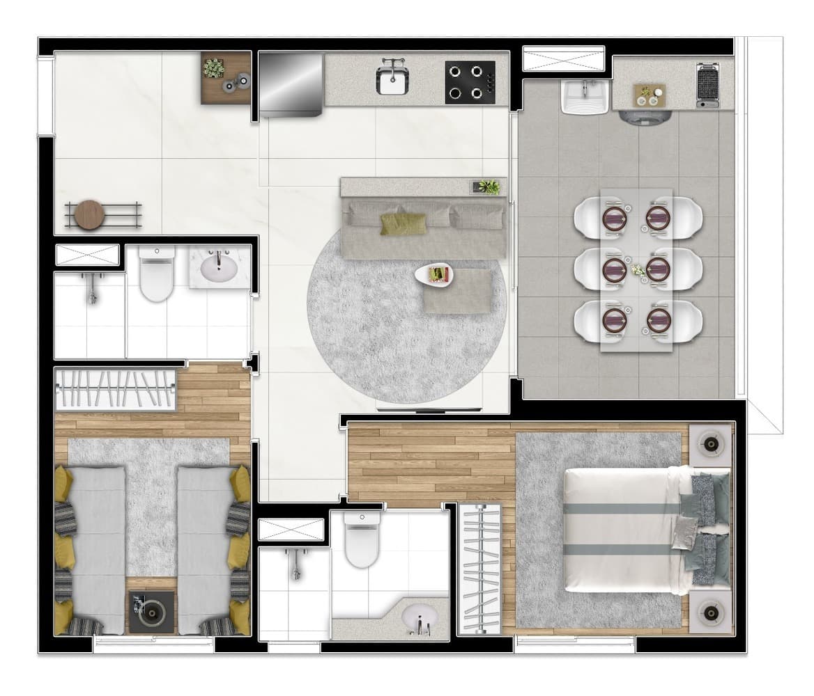 Planta 4 — Side Barra Funda