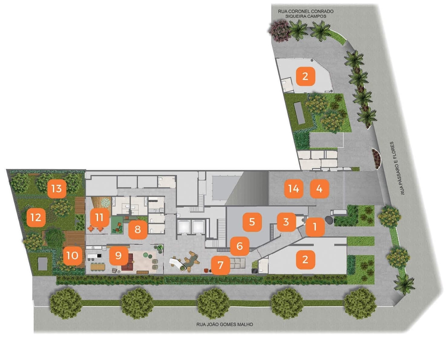 Planta 3 — La Casa Pássaros e Flores - Residencial