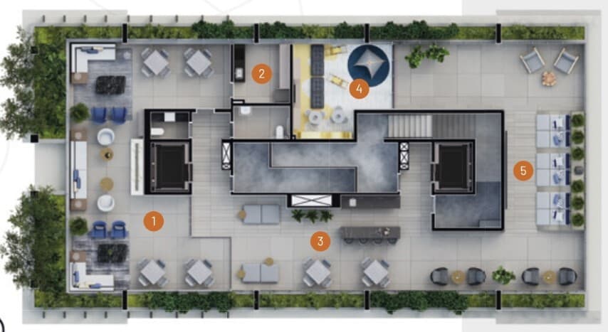 Planta 1 — Terrae Vila Madalena - Residencial