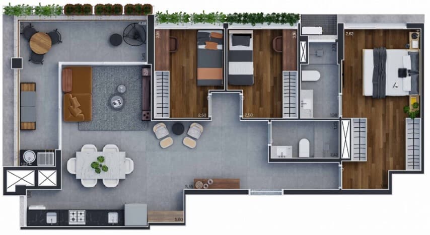 Planta 6 — Terrae Vila Madalena - Residencial