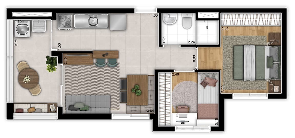 Planta 4 — Station Bresser