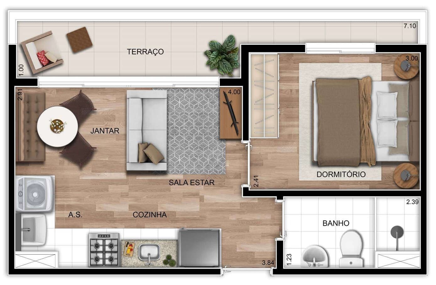 Planta 4 — Mundo Apto Vila Matilde
