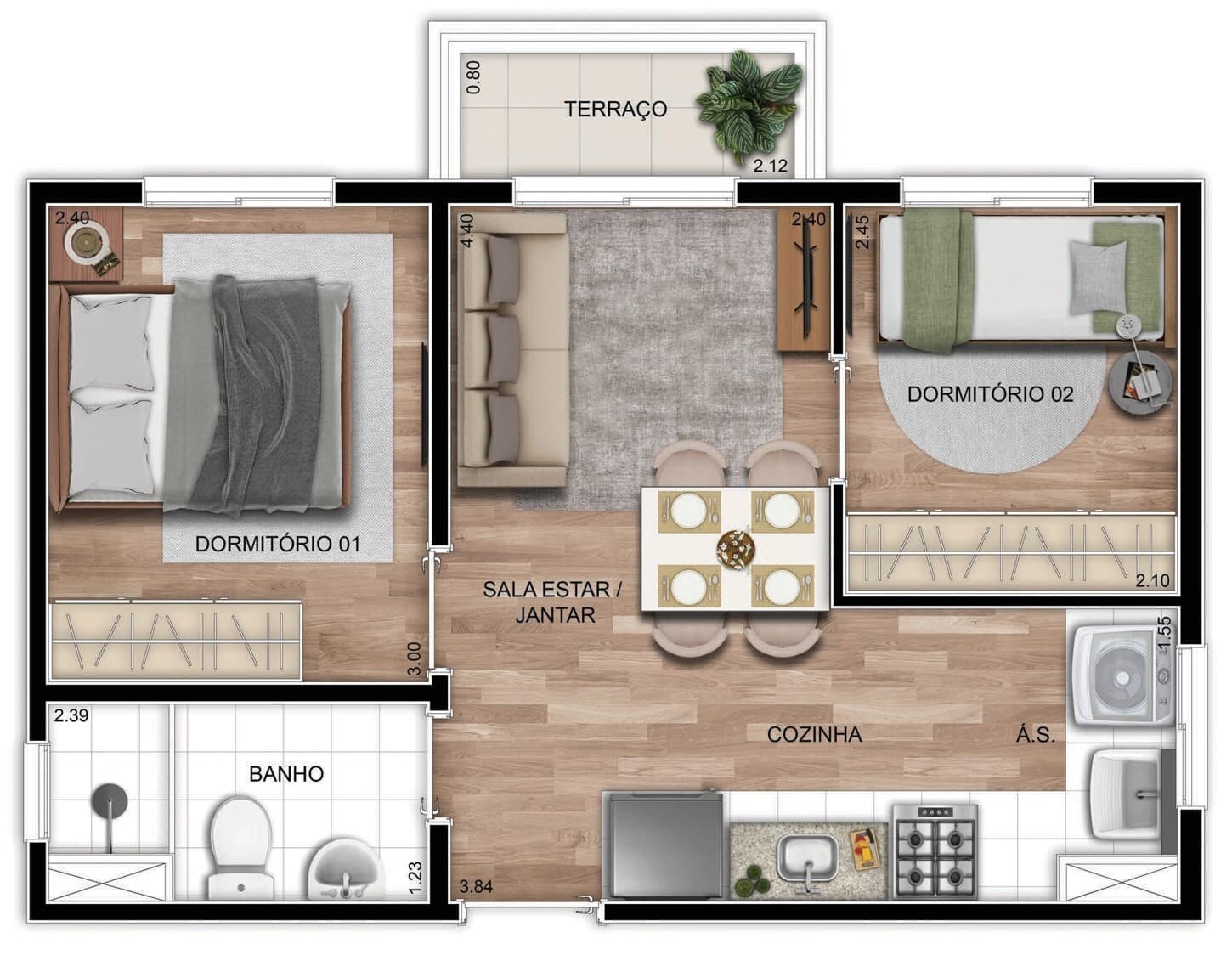 Planta 5 — Mundo Apto Vila Matilde
