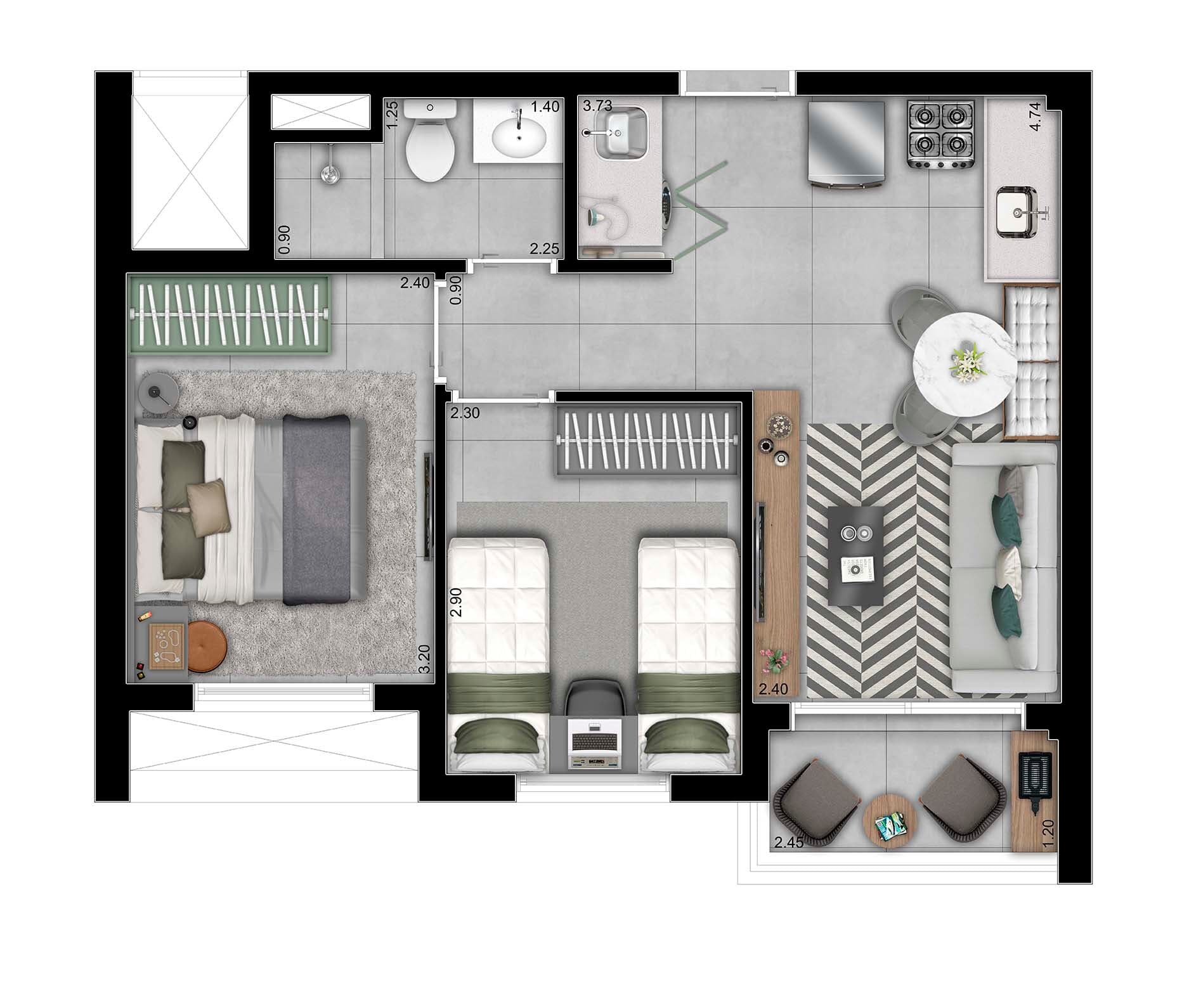 Planta 3 — DOT Vila das Belezas