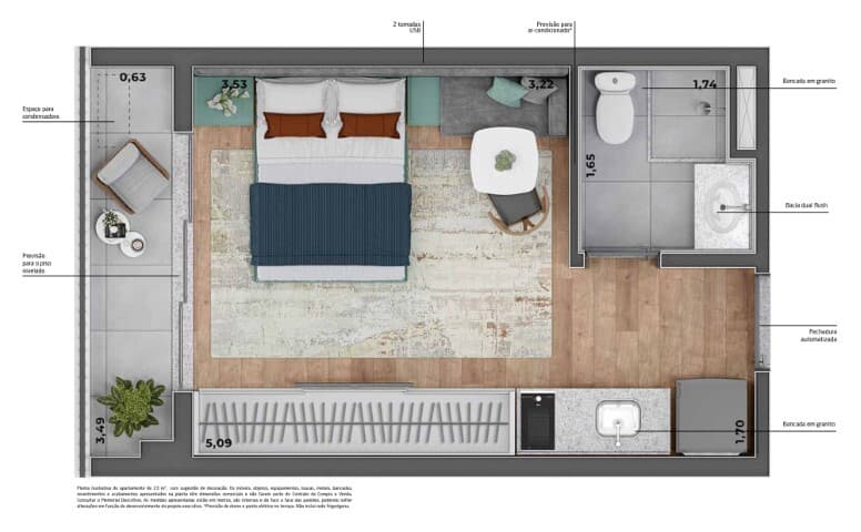 Planta 4 — THINK Home Alameda Barros - NR