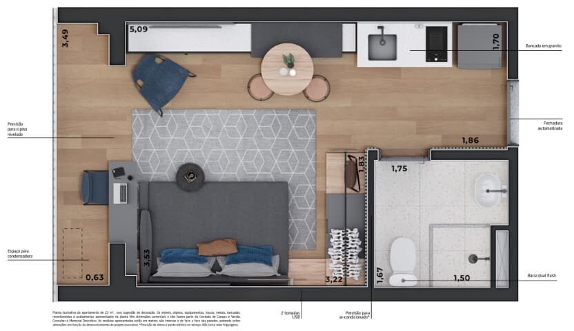 Planta 5 — THINK Home Alameda Barros - NR
