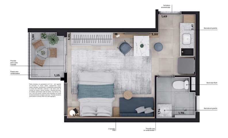 Planta 6 — THINK Home Alameda Barros - NR