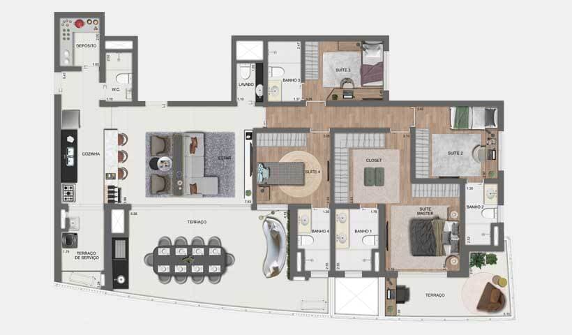 Planta 5 — Arkadio EZ by Ott - Residencial