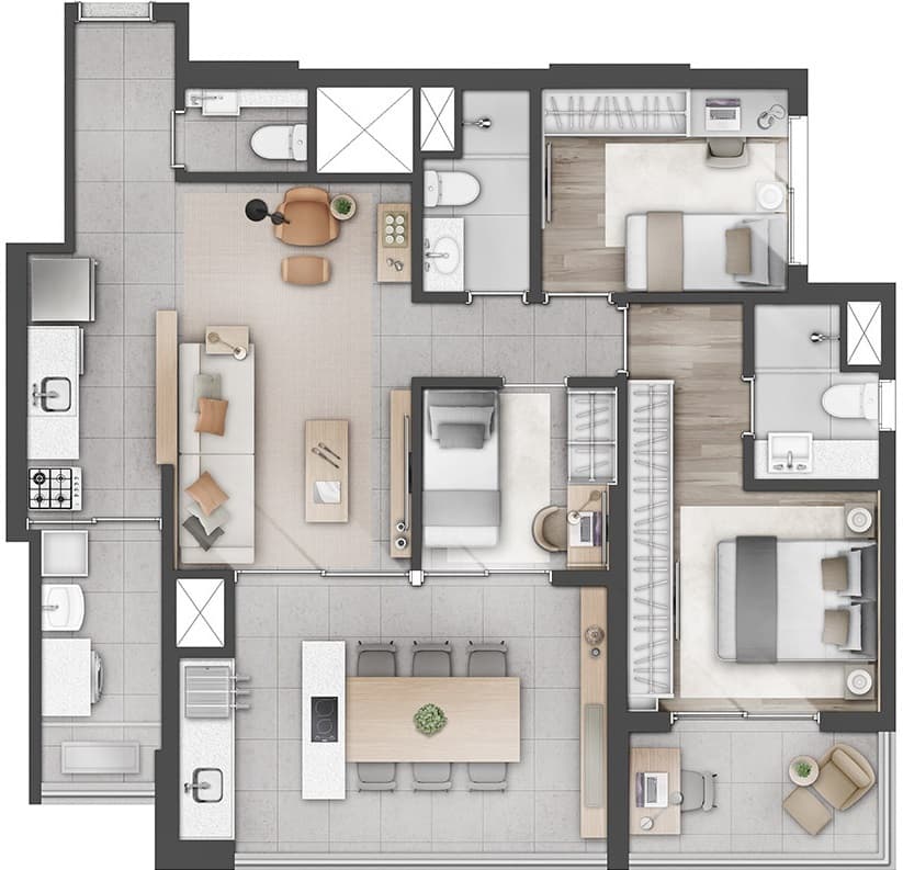 Planta 6 — Alta Romana by REM