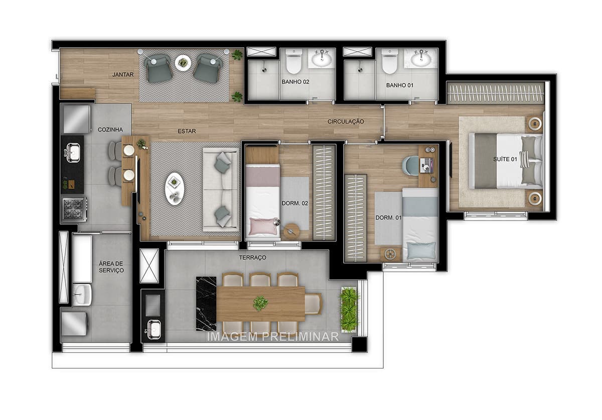 Planta 5 — Home Resort Penha