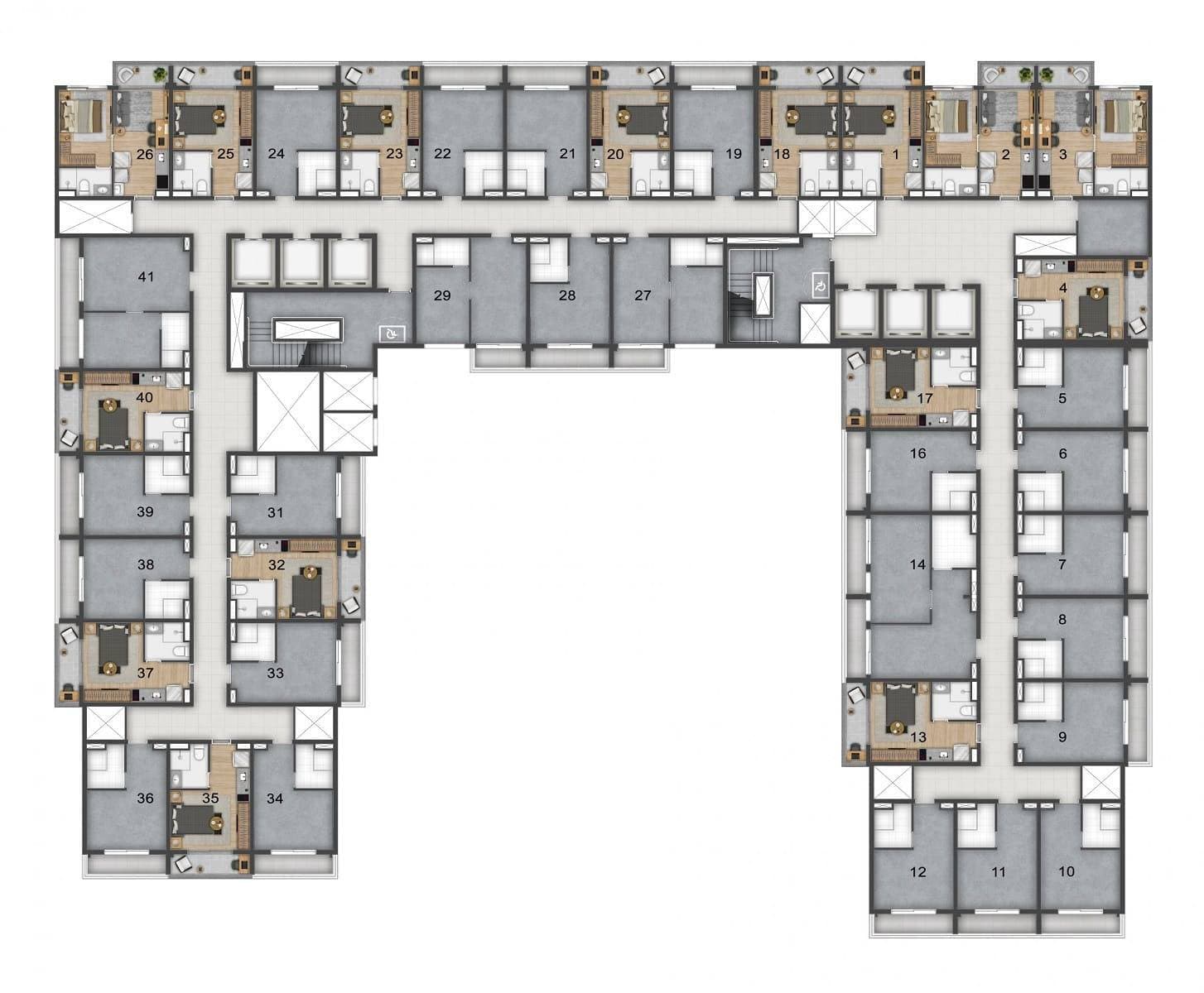 Planta 4 — Zip Brooklin - NR