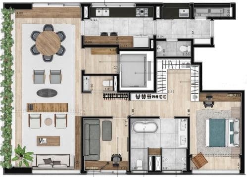 Planta 6 — Melo Alves 645