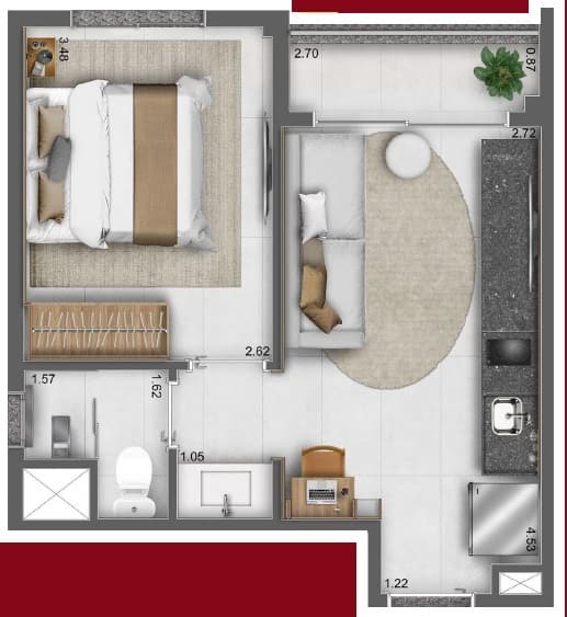 Planta 3 — Today Perdizes - Residencial