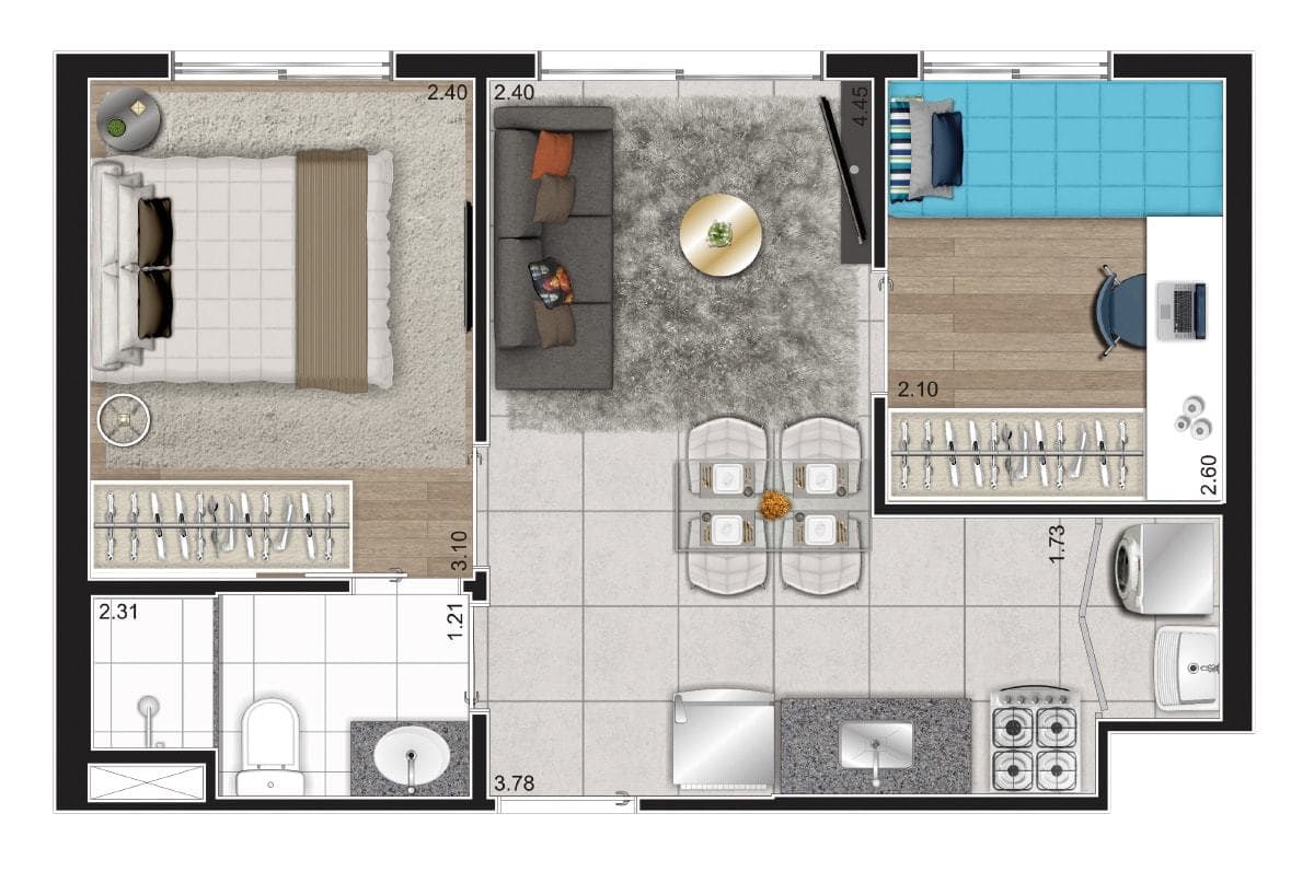 Planta 1 — Viva Benx Cambuci Clube 2