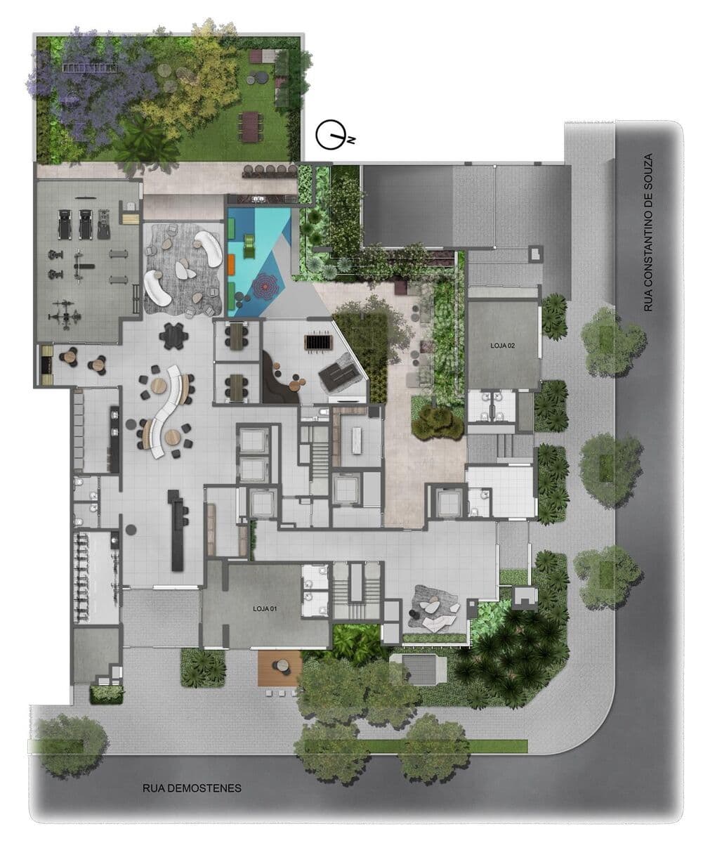 Planta 2 — Latitude Campo Belo - Residencial
