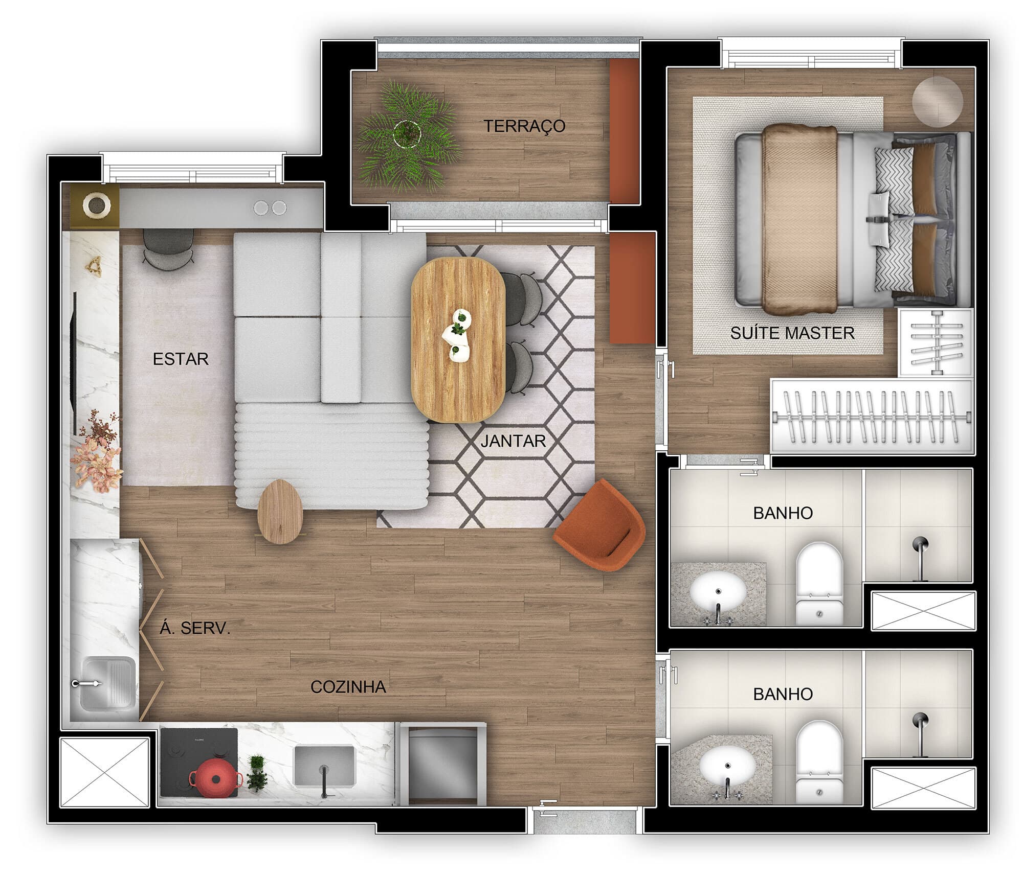 Planta 5 — Viva Benx Star Conceição - Residencial