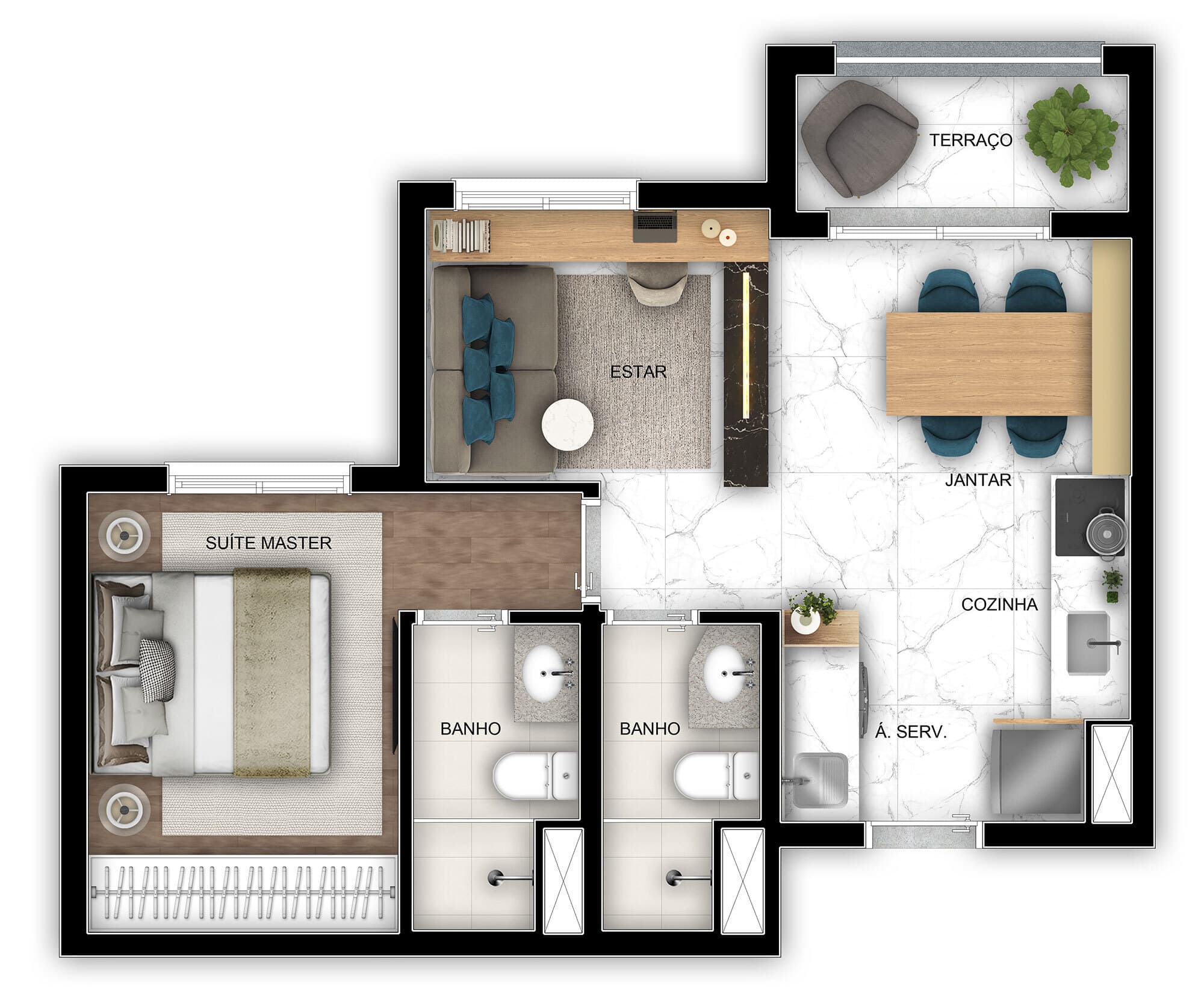 Planta 4 — Viva Benx Star Conceição - NR