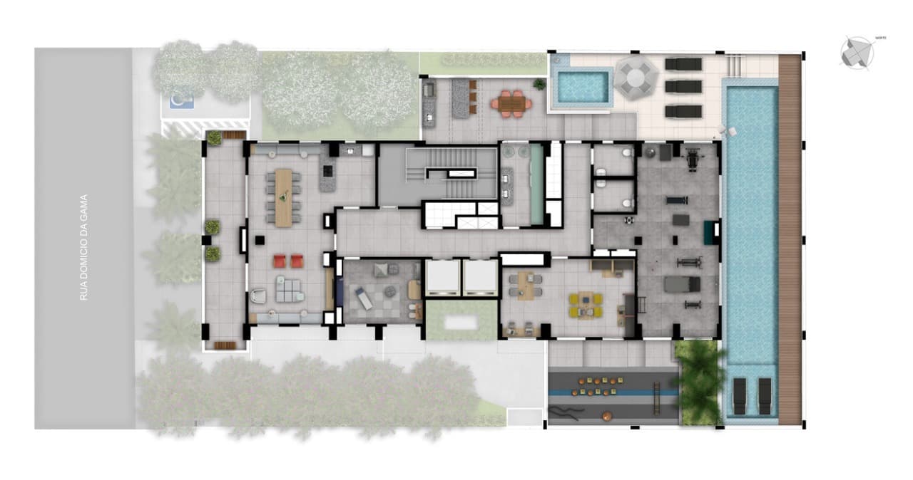 Planta 1 — Welconx Perdizes - Residencial