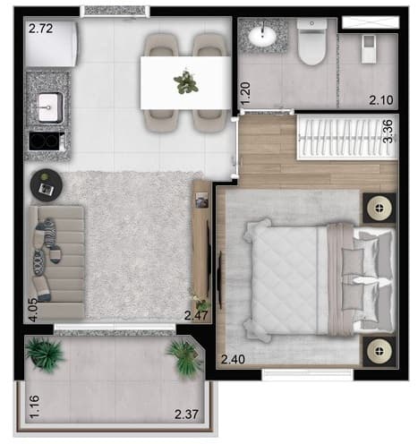 Planta 2 — Welconx Perdizes - Residencial