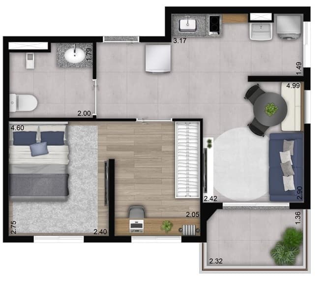 Planta 3 — Welconx Perdizes - Residencial
