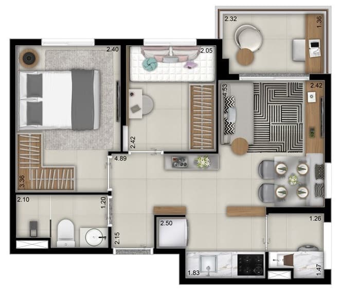 Planta 4 — Welconx Perdizes - Residencial