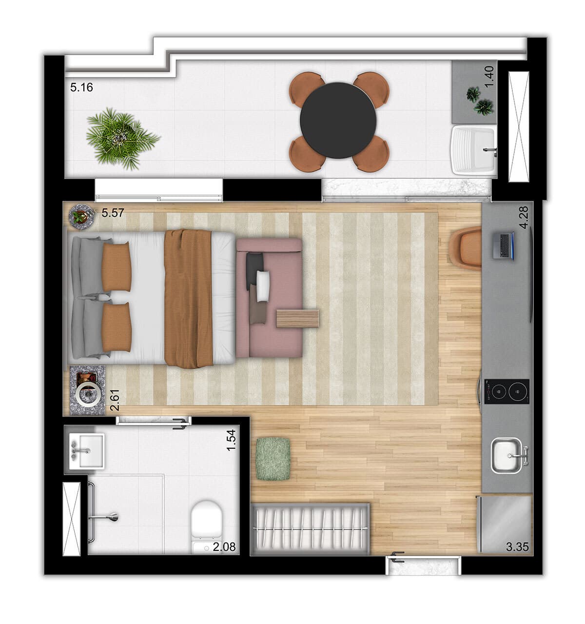 Planta 1 — The Collection Paulista - NR
