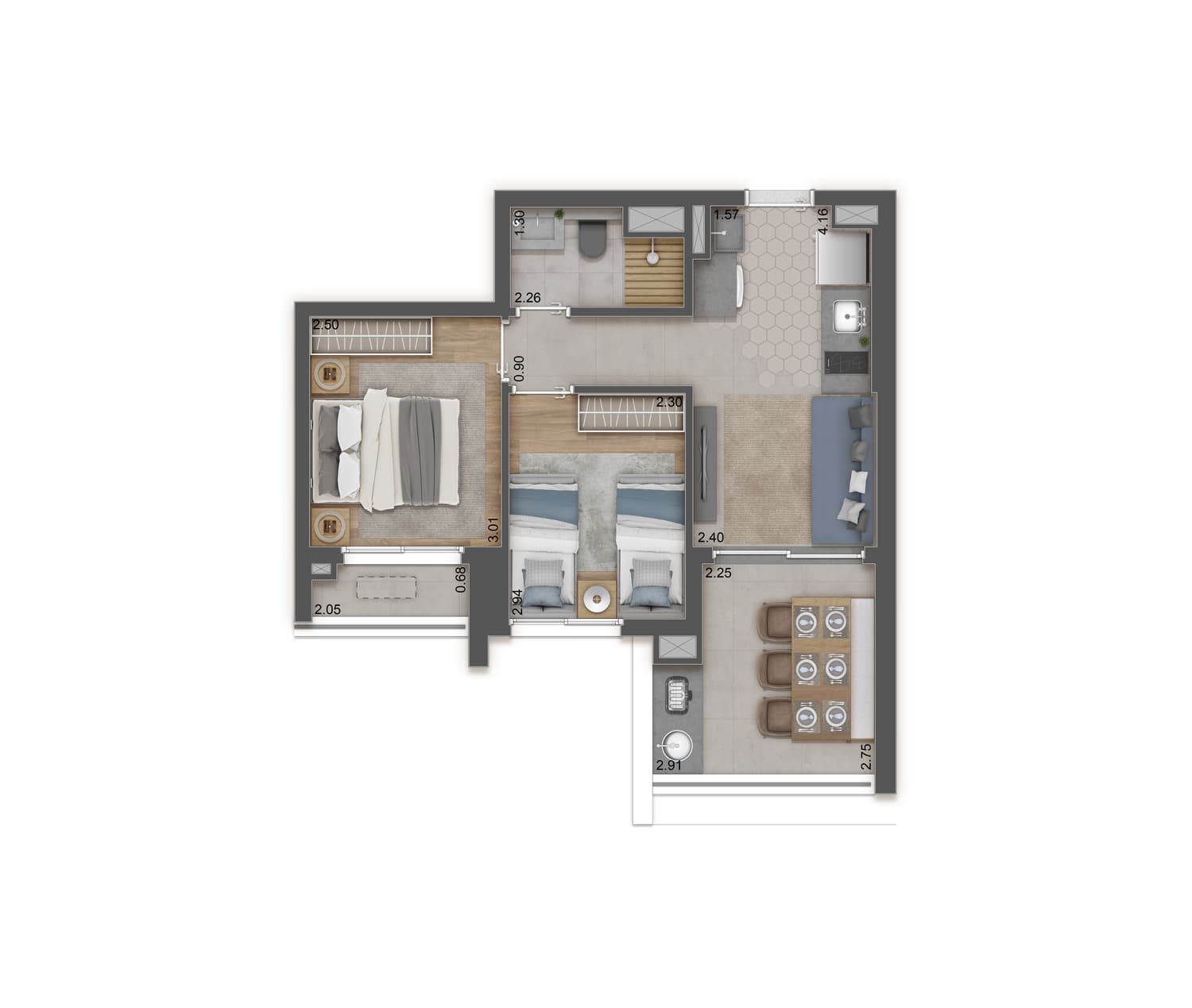 Planta 5 — Raízes Tatuapé - Residencial
