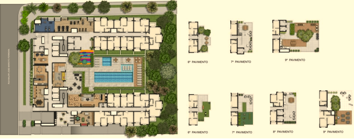 Planta 1 — Choice Roof Park Morumbi