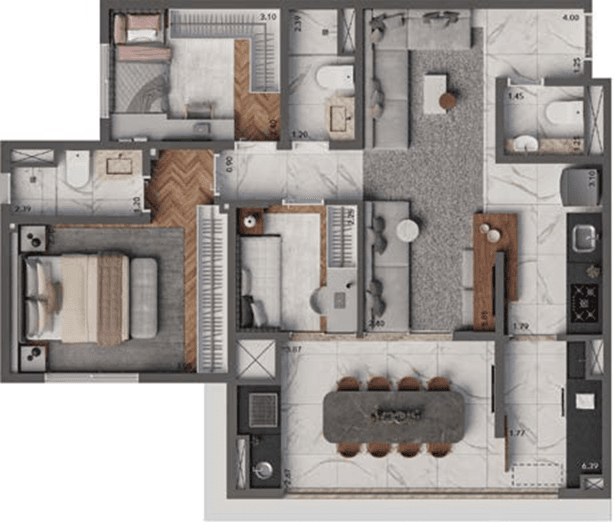 Planta 2 — Living Hereditá