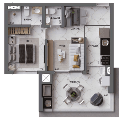 Planta 3 — In Design Ipiranga