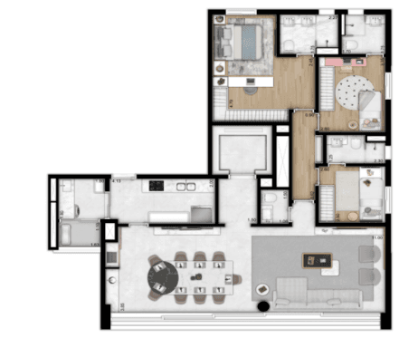 Planta 2 — Lux House Brooklin