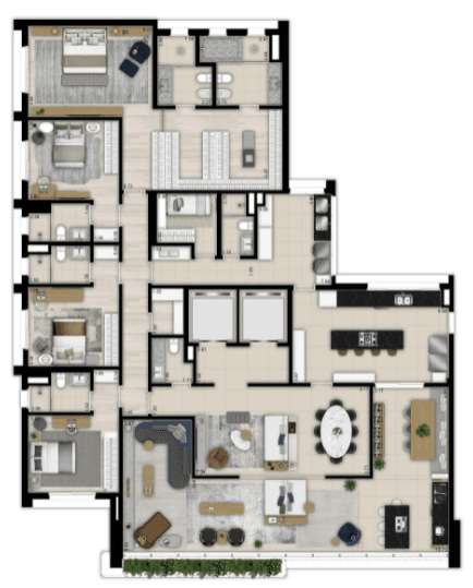 Planta 3 — San Paolo