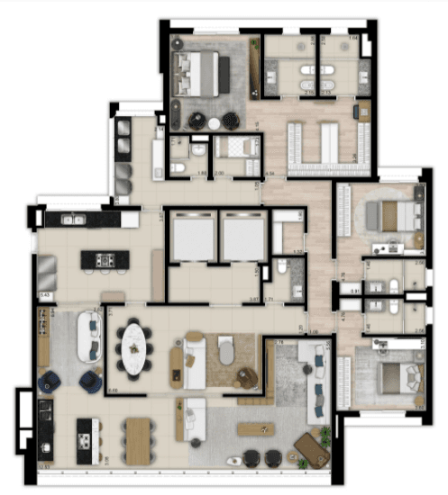 Planta 4 — San Paolo
