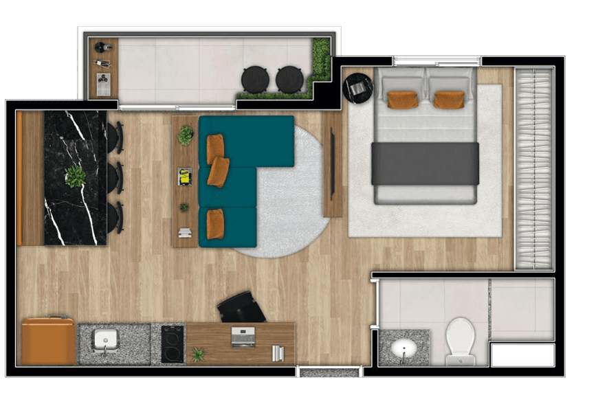 Planta 4 — Prisma Pinheiros - Residencial