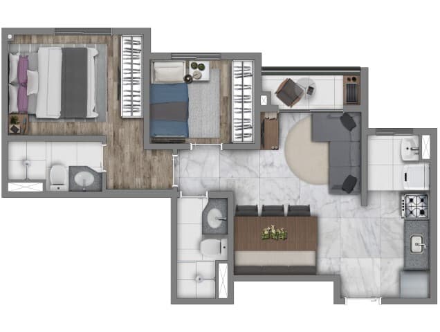 Planta 6 — Vivaz Prime Vila Nova Cachoeirinha - Fase 2