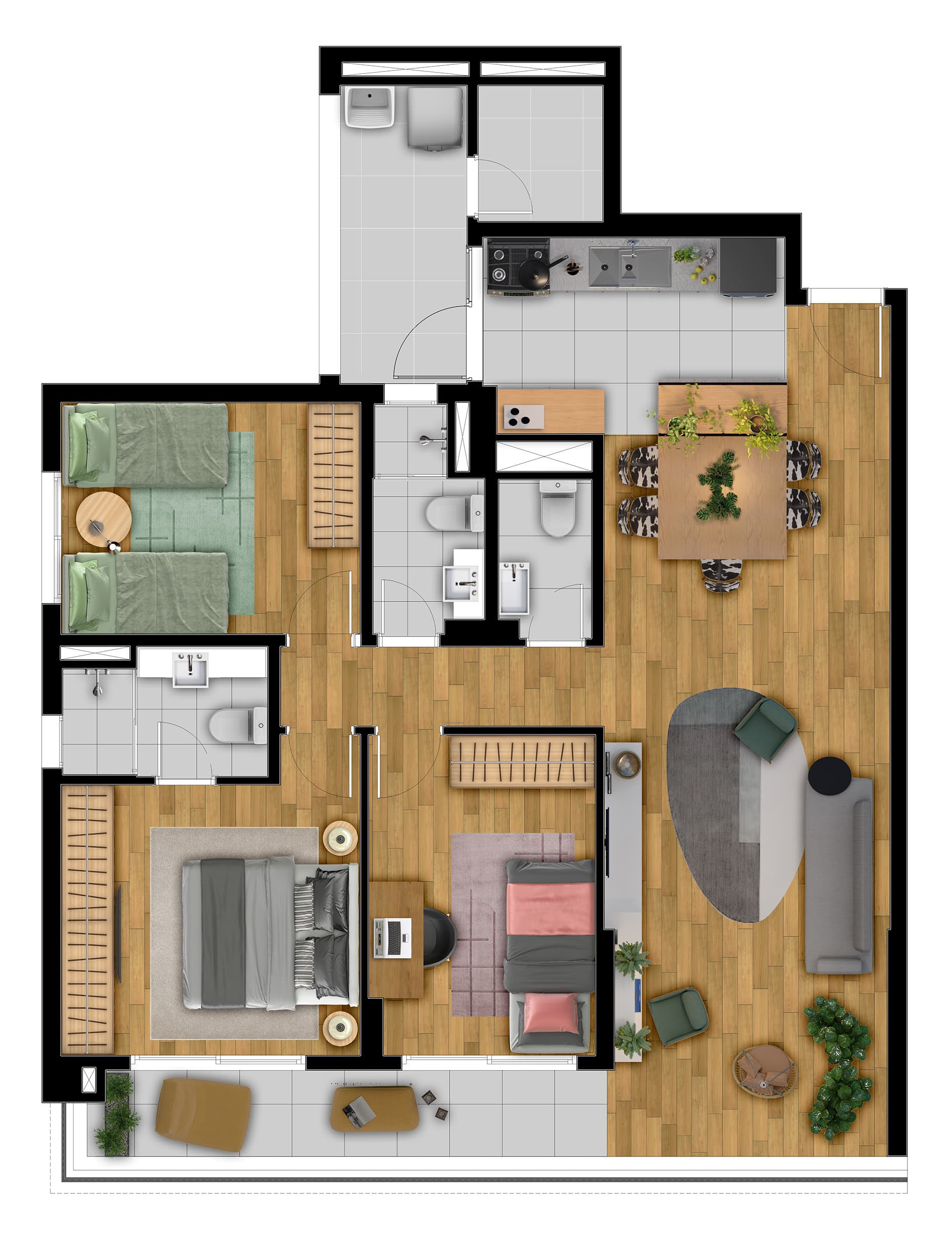 Planta 1 — Vista Laura