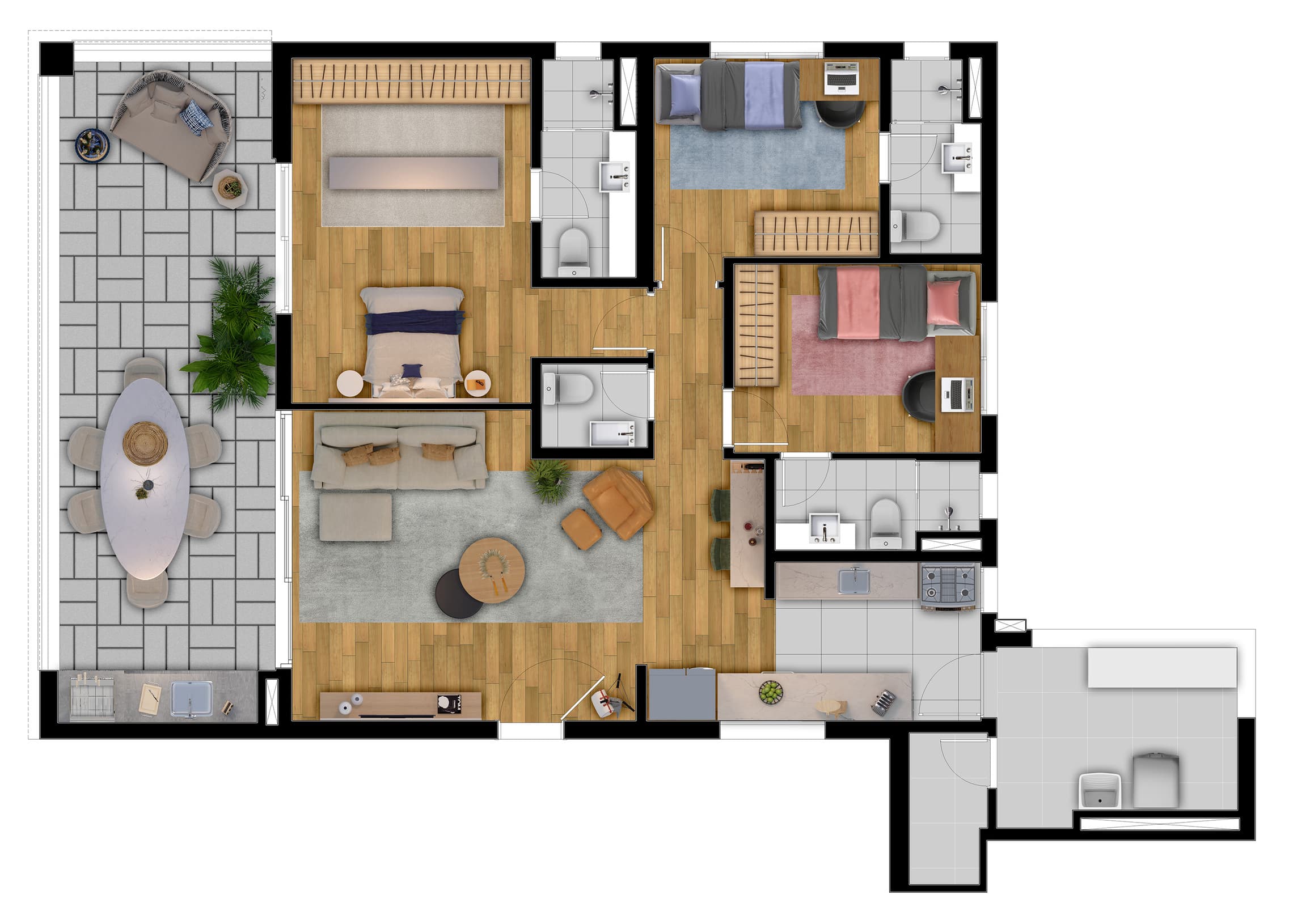 Planta 3 — Vista Laura